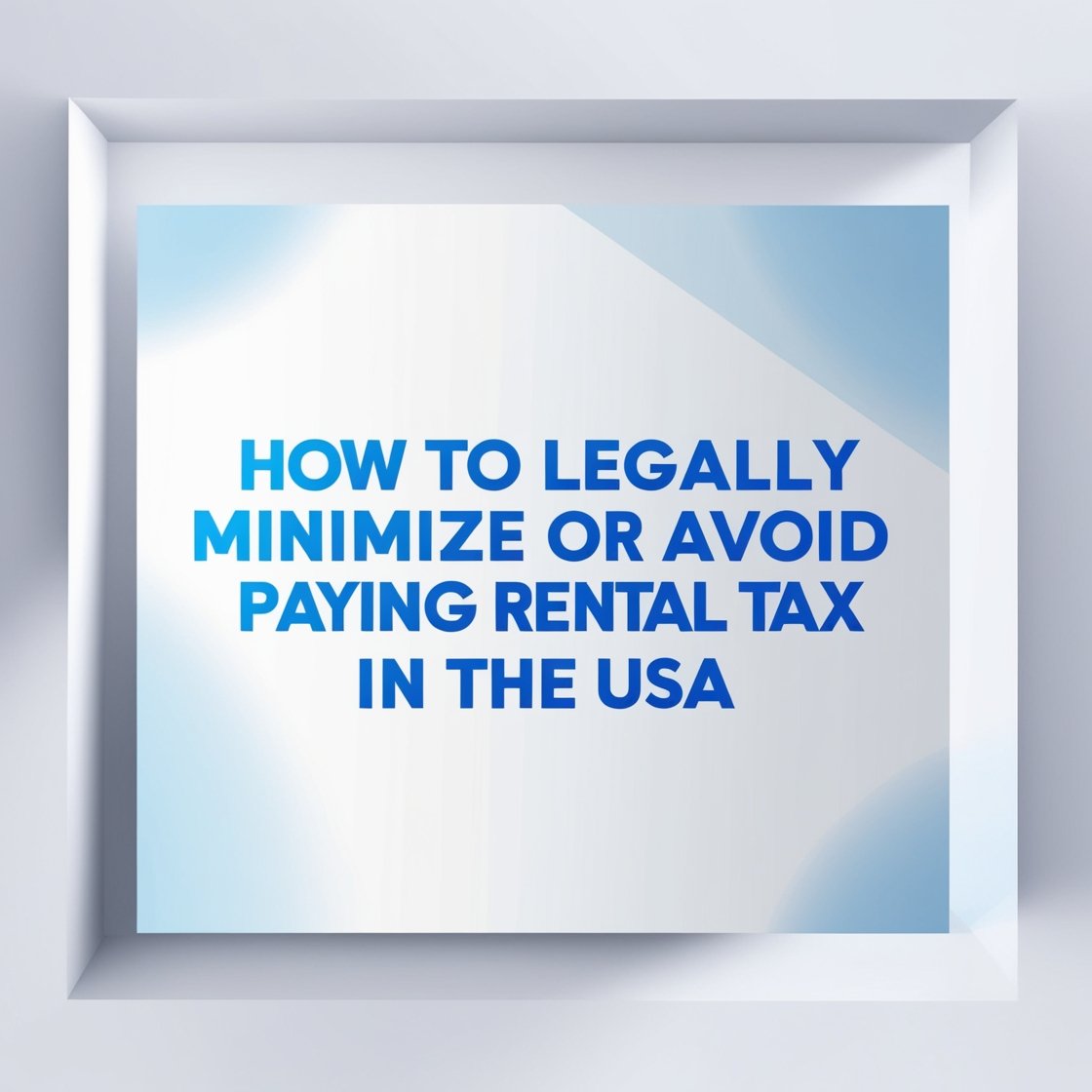 Rental Taxes