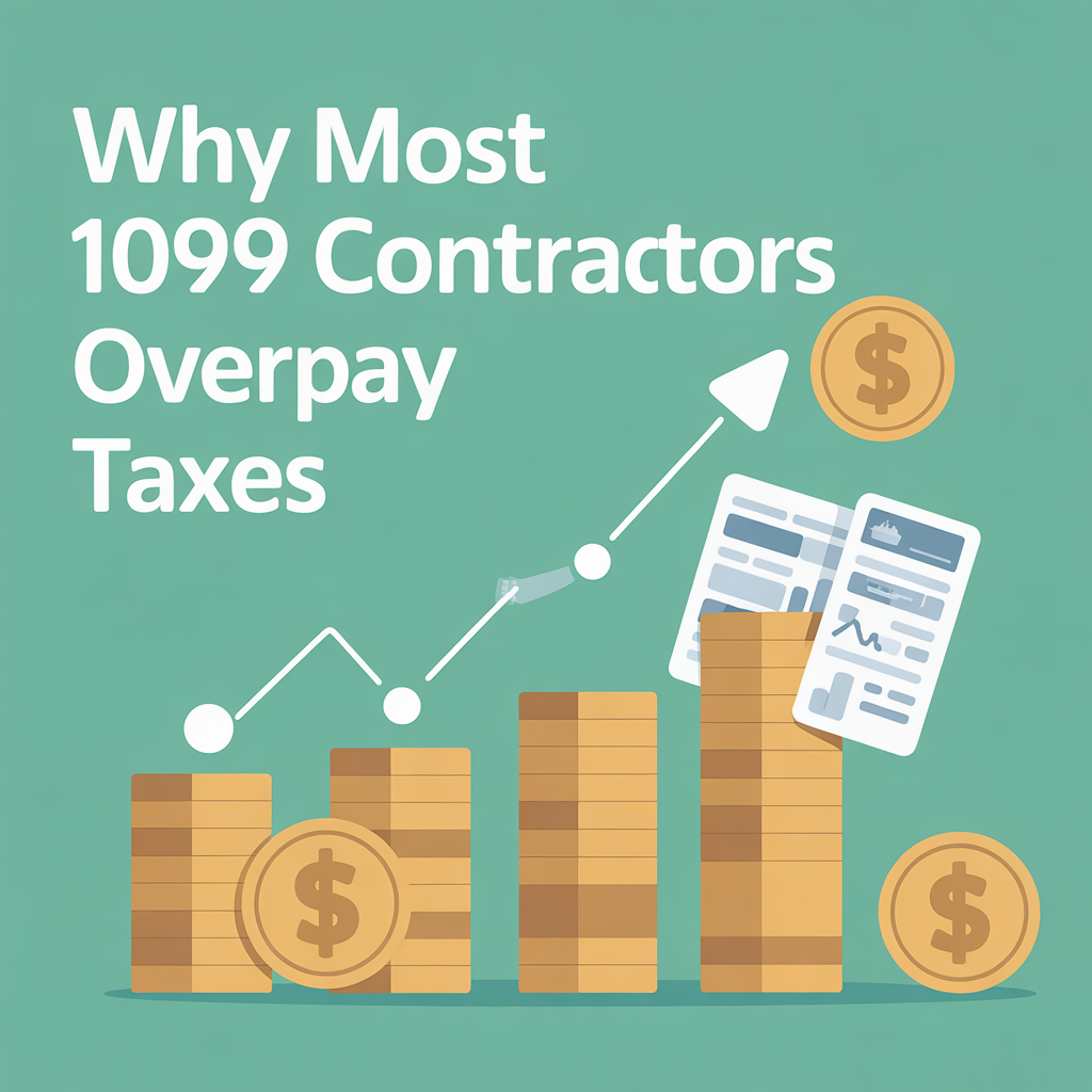 Why Most 1099 Contractors Overpay Taxes